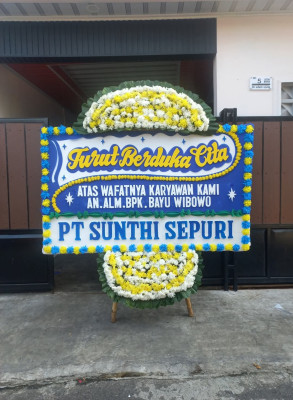 Papan Bunga Duka di Kayo